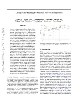 Group Fisher Pruning for Practical Network Compression