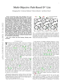 Multi-Objective Path-Based D* Lite