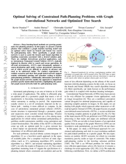 Optimal Solving of Constrained Path-Planning Problems with Graph
  Convolutional Networks and Optimized Tree Search