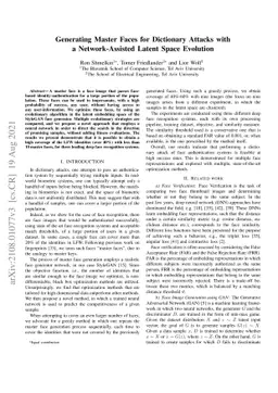 Generating Master Faces for Dictionary Attacks with a Network-Assisted
  Latent Space Evolution