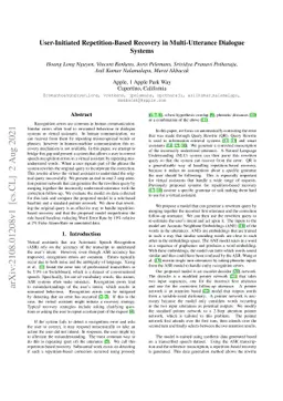 User-Initiated Repetition-Based Recovery in Multi-Utterance Dialogue
  Systems