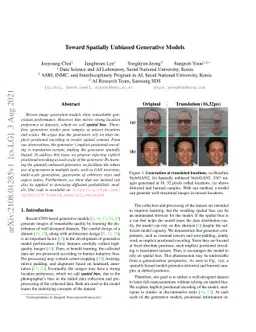 Toward Spatially Unbiased Generative Models