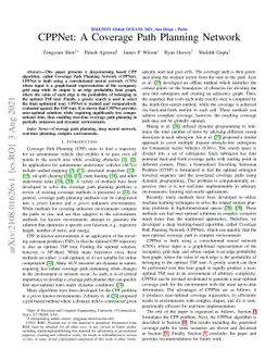 CPPNet: A Coverage Path Planning Network