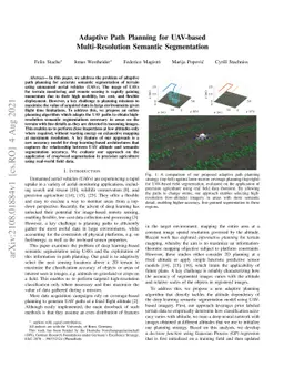 Adaptive Path Planning for UAV-based Multi-Resolution Semantic
  Segmentation