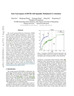 Fast Convergence of DETR with Spatially Modulated Co-Attention