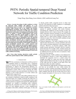 PSTN: Periodic Spatial-temporal Deep Neural Network for Traffic
  Condition Prediction