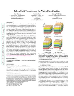 Token Shift Transformer for Video Classification