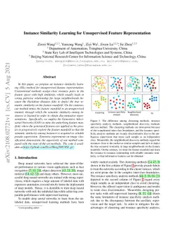 Instance Similarity Learning for Unsupervised Feature Representation