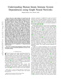 Understanding Human Innate Immune System Dependencies using Graph Neural
  Networks