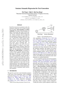 Sentence Semantic Regression for Text Generation