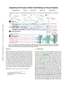 Inspecting the Process of Bank Credit Rating via Visual Analytics