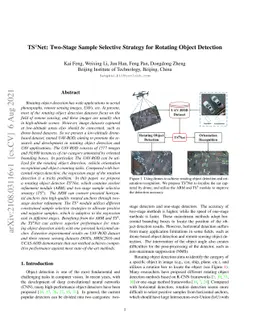 TS4Net: Two-Stage Sample Selective Strategy for Rotating Object
  Detection