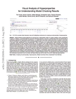 Visual Analysis of Hyperproperties for Understanding Model Checking
  Results