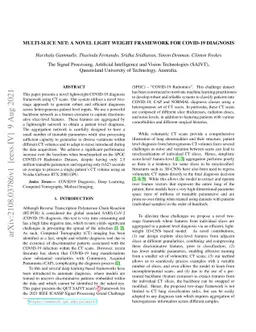 Multi-Slice Net: A novel light weight framework for COVID-19 Diagnosis