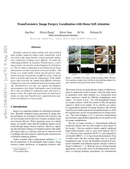 TransForensics: Image Forgery Localization with Dense Self-Attention