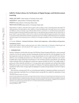 VeRLPy: Python Library for Verification of Digital Designs with
  Reinforcement Learning