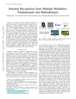 Emotion Recognition from Multiple Modalities: Fundamentals and
  Methodologies