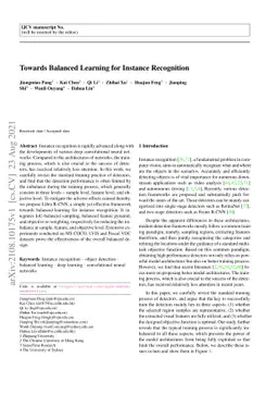 Towards Balanced Learning for Instance Recognition