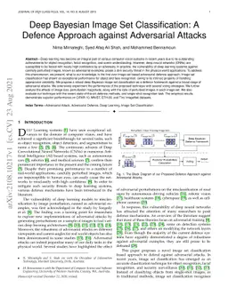 Deep Bayesian Image Set Classification: A Defence Approach against
  Adversarial Attacks