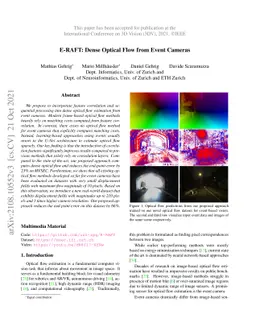 E-RAFT: Dense Optical Flow from Event Cameras