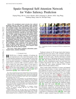 Spatio-Temporal Self-Attention Network for Video Saliency Prediction