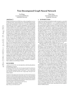 Tree Decomposed Graph Neural Network
