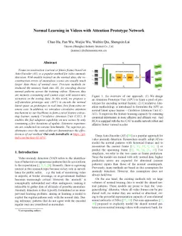 Normal Learning in Videos with Attention Prototype Network