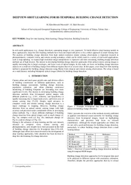 Deep few-shot learning for bi-temporal building change detection
