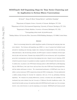 SOMTimeS: Self Organizing Maps for Time Series Clustering and its
  Application to Serious Illness Conversations