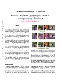 Few-shot Visual Relationship Co-localization