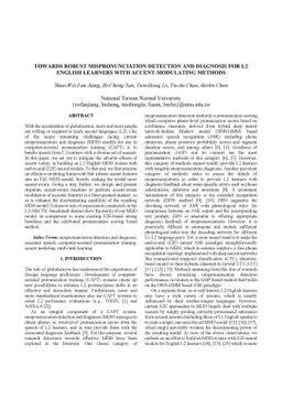 Towards Robust Mispronunciation Detection and Diagnosis for L2 English
  Learners with Accent-Modulating Methods