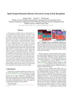Spatio-Temporal Dynamic Inference Network for Group Activity Recognition