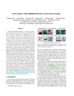Cross-category Video Highlight Detection via Set-based Learning