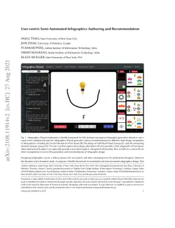 User-Centric Semi-Automated Infographics Authoring and Recommendation