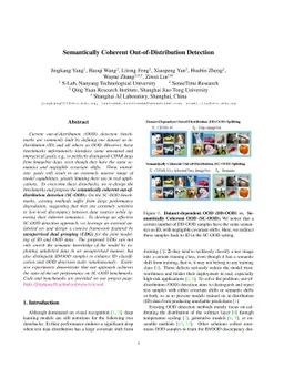 Semantically Coherent Out-of-Distribution Detection