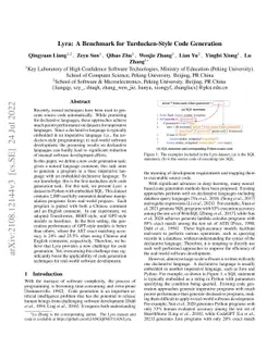 Lyra: A Benchmark for Turducken-Style Code Generation