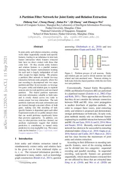 A Partition Filter Network for Joint Entity and Relation Extraction