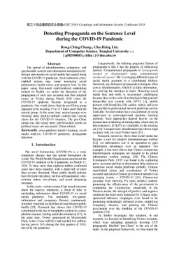 Detecting Propaganda on the Sentence Level during the COVID-19 Pandemic