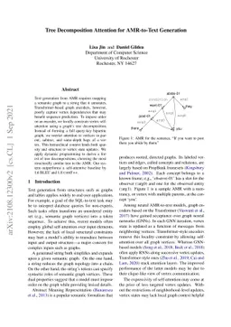 Tree Decomposition Attention for AMR-to-Text Generation