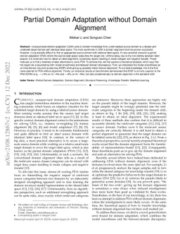 Partial Domain Adaptation without Domain Alignment