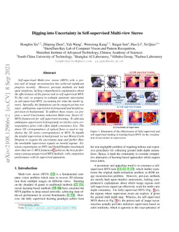 Digging into Uncertainty in Self-supervised Multi-view Stereo