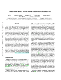Pseudo-mask Matters in Weakly-supervised Semantic Segmentation