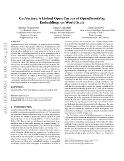 GeoVectors: A Linked Open Corpus of OpenStreetMap Embeddings on World
  Scale
