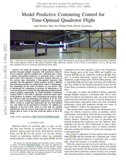 Model Predictive Contouring Control for Time-Optimal Quadrotor Flight
