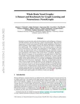 Whole Brain Vessel Graphs: A Dataset and Benchmark for Graph Learning
  and Neuroscience (VesselGraph)
