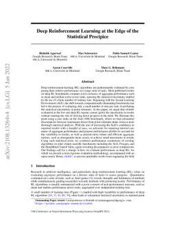 Deep Reinforcement Learning at the Edge of the Statistical Precipice