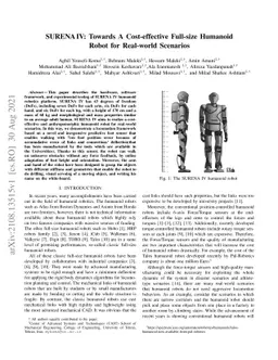 SURENA IV: Towards A Cost-effective Full-size Humanoid Robot for
  Real-world Scenarios