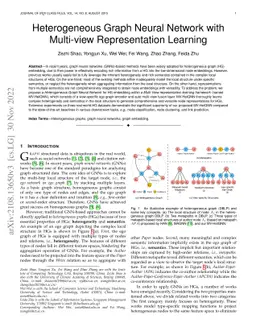 Heterogeneous Graph Neural Network with Multi-view Representation
  Learning