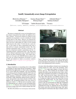 SemIE: Semantically-aware Image Extrapolation