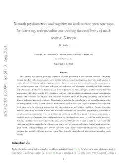 Network psychometrics and cognitive network science open new ways for
  detecting, understanding and tackling the complexity of math anxiety: A
  review